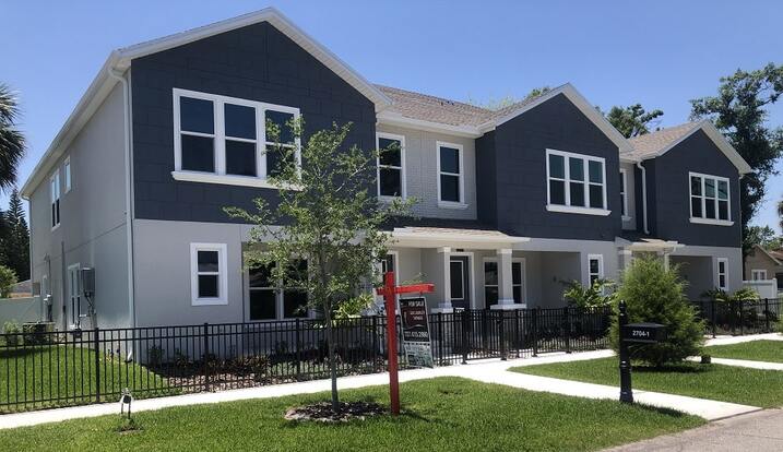 A beautiful image of a newly constructed home for sale in Tampa, FL - one of the many new homes for sale in Tampa FL that you can discover.