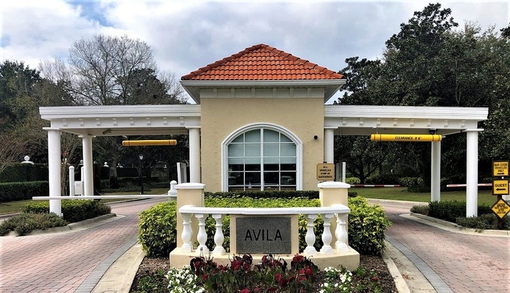 Gated community of Avila Real Estate in Tampa, Florida