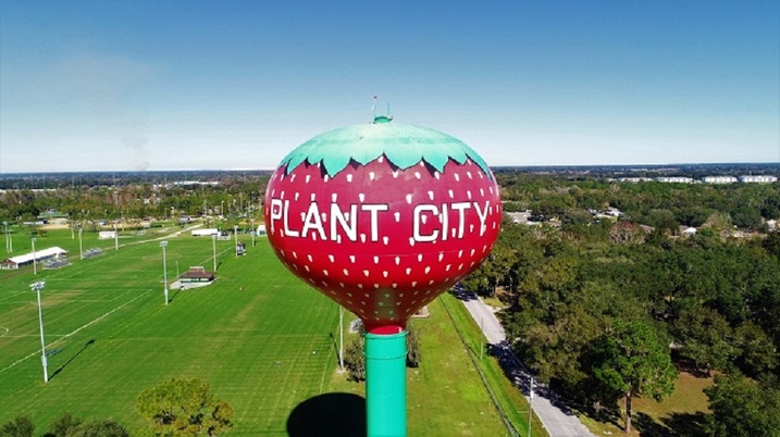Scenic view of Plant City, Florida