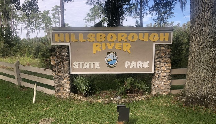 A scenic view of the Hillsborough River flowing through the county