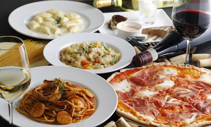 A plate of Italian dishes from Tampa Bay