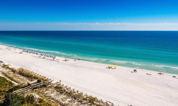 Gulf Coast-Emerald Coast Blue Water Beaches