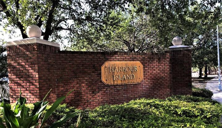 Harbour Island Road Sign Beside Entrance