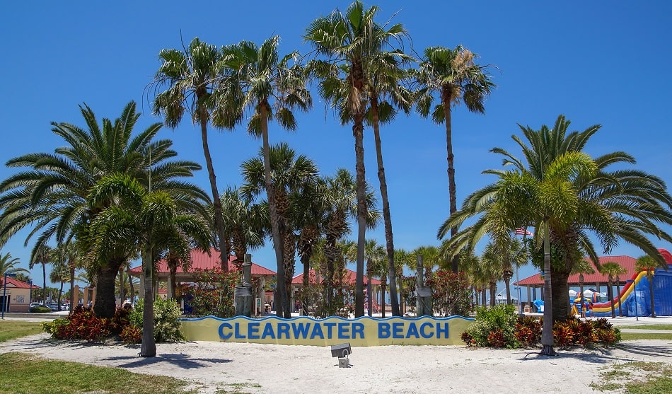 Clearwater Beach FL In Pinellas County-Tampa Bay
