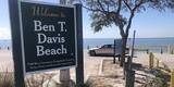 Welcome To Ben T Davis Beach Sign